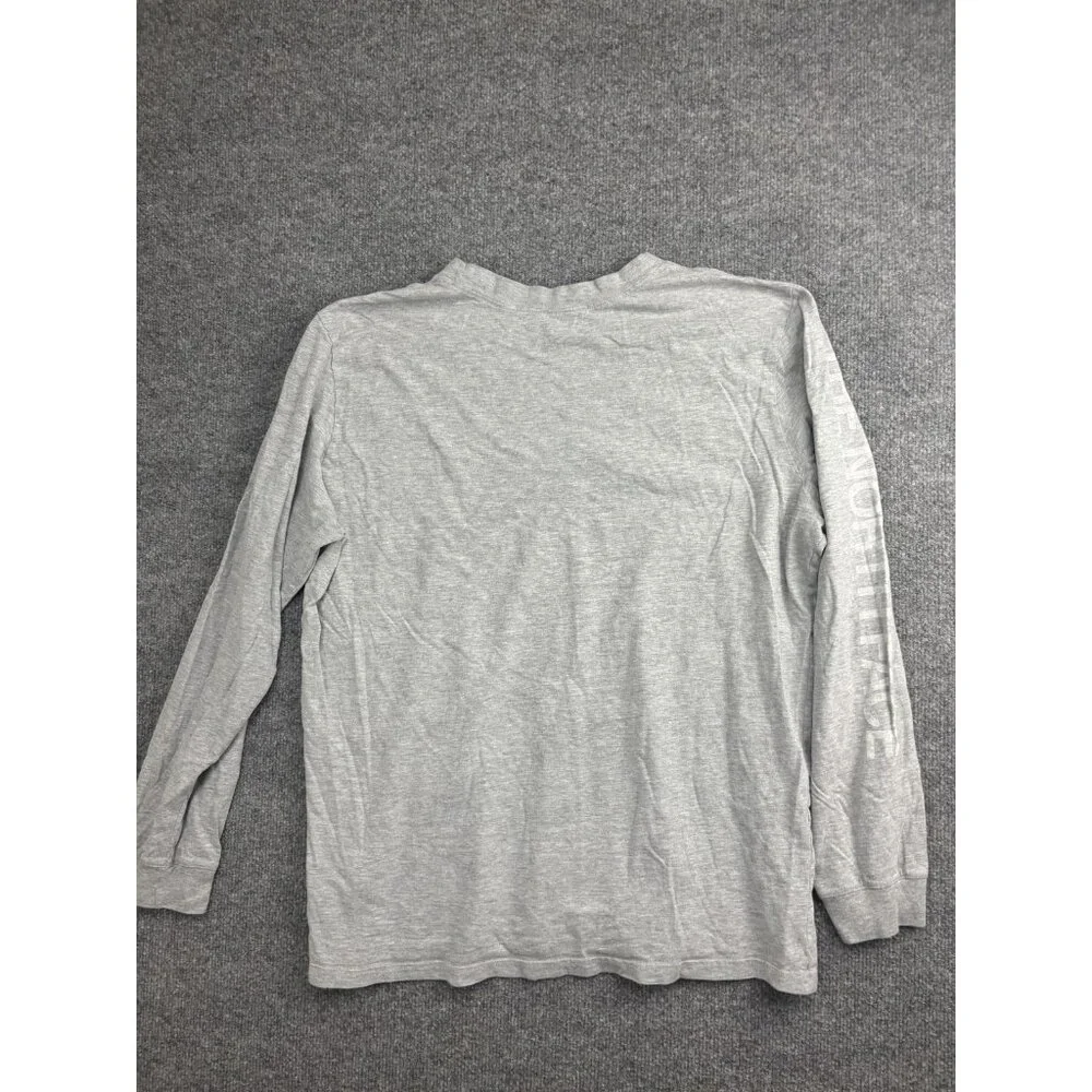 The North‎ Face Shirt Mens XL Gray Long Sleeve Graphic Tee Tagless Lightweight